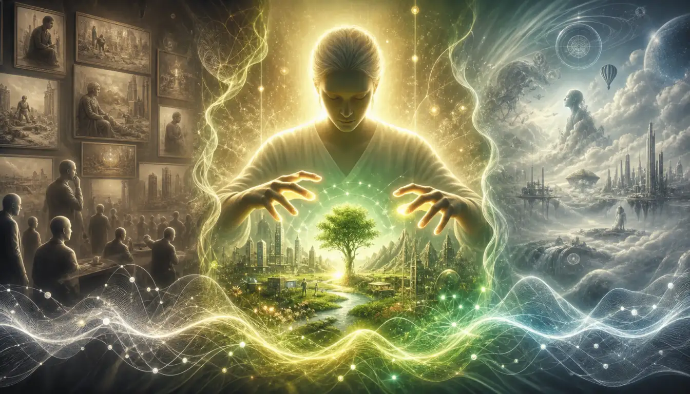 Present moment superpower visualising the workshop of reality